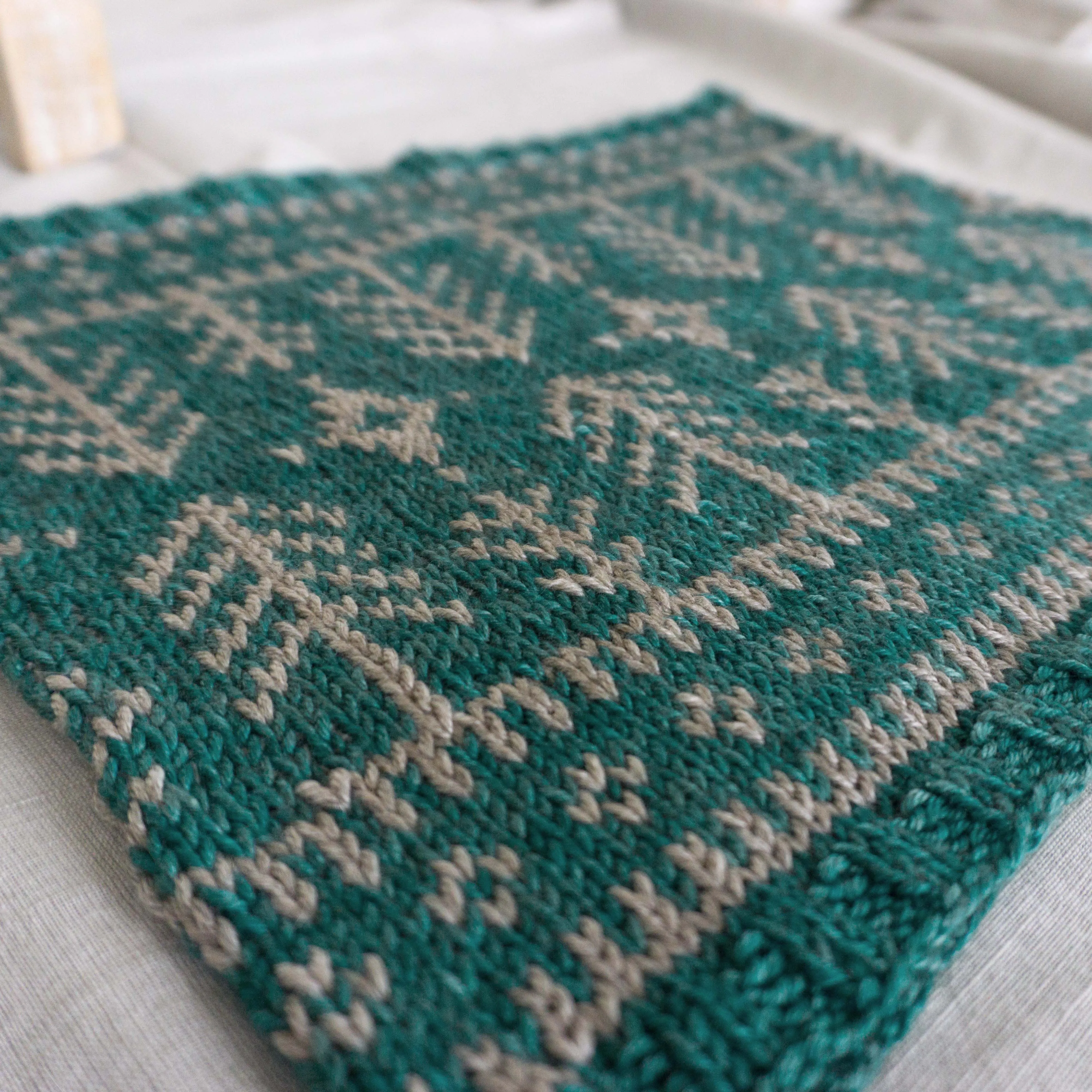 Sacred Peaks Cowl Kit in DK Yakity Yak