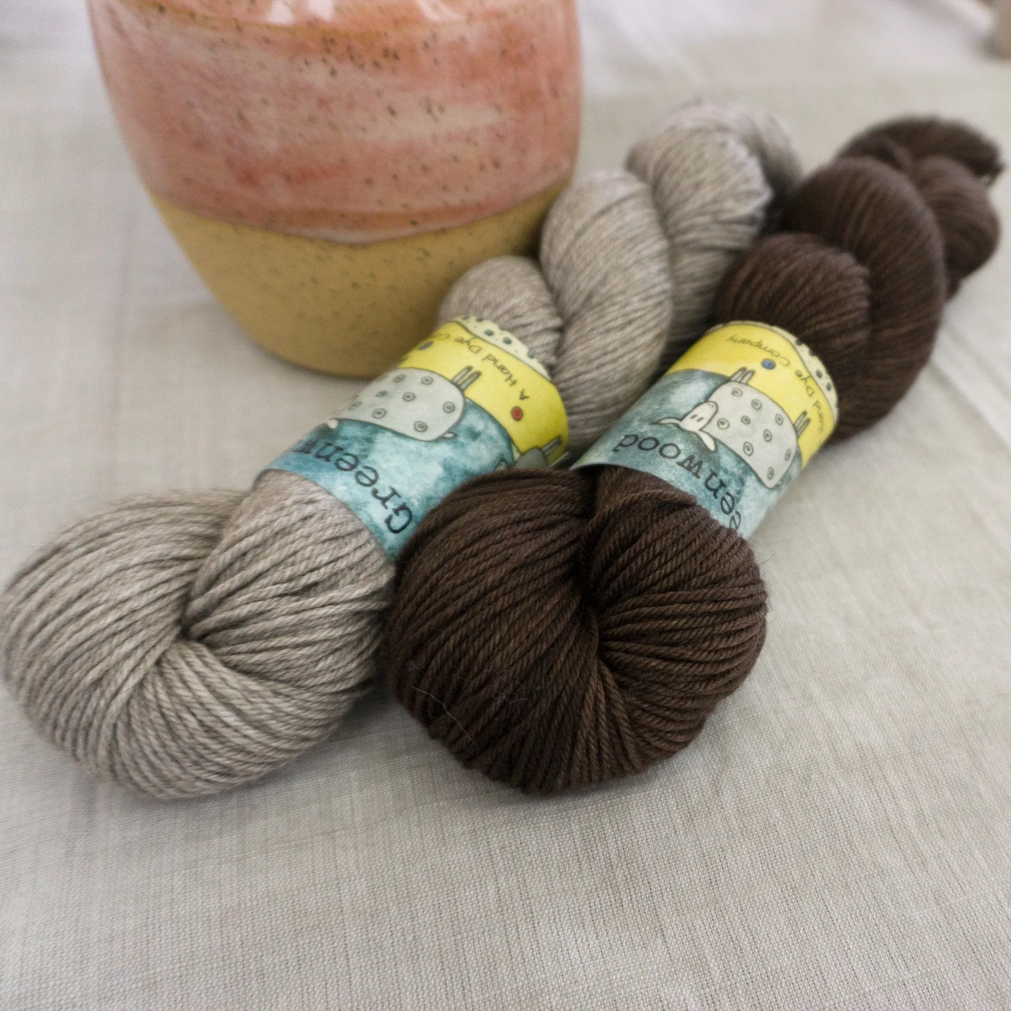 Sacred Peaks Cowl Kit in DK Yakity Yak