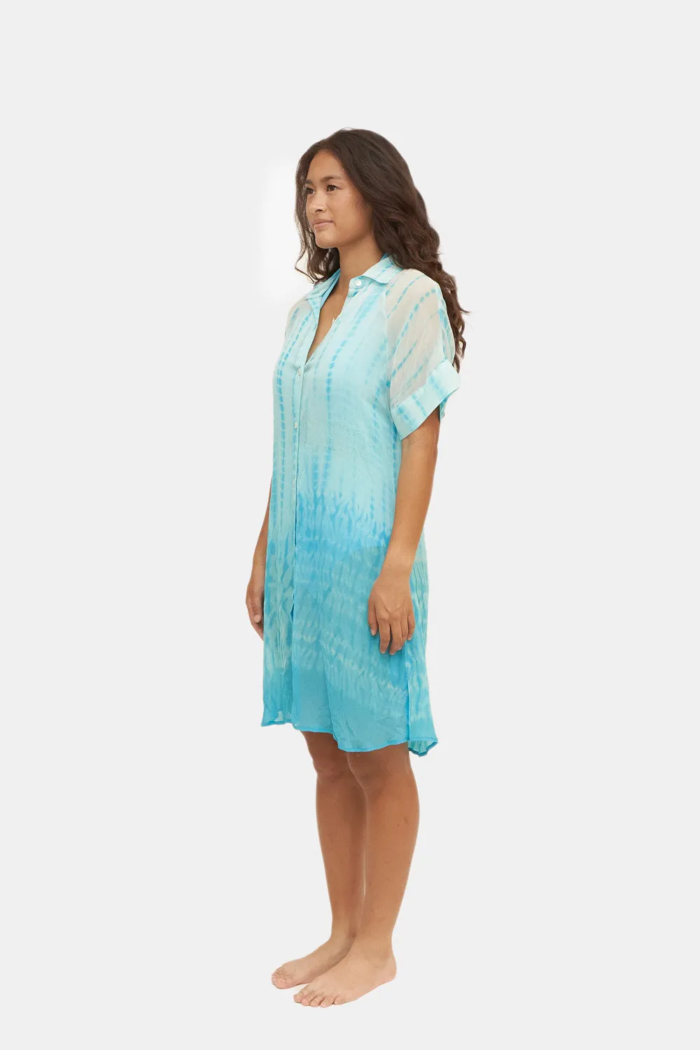 SANTORINI SHIRT DRESS