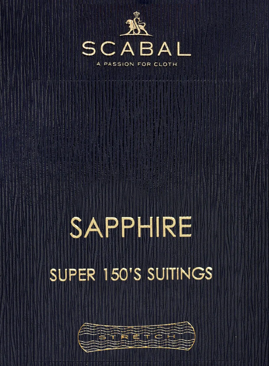 Scabal Sapphire Xelo Gray Wool Jacket