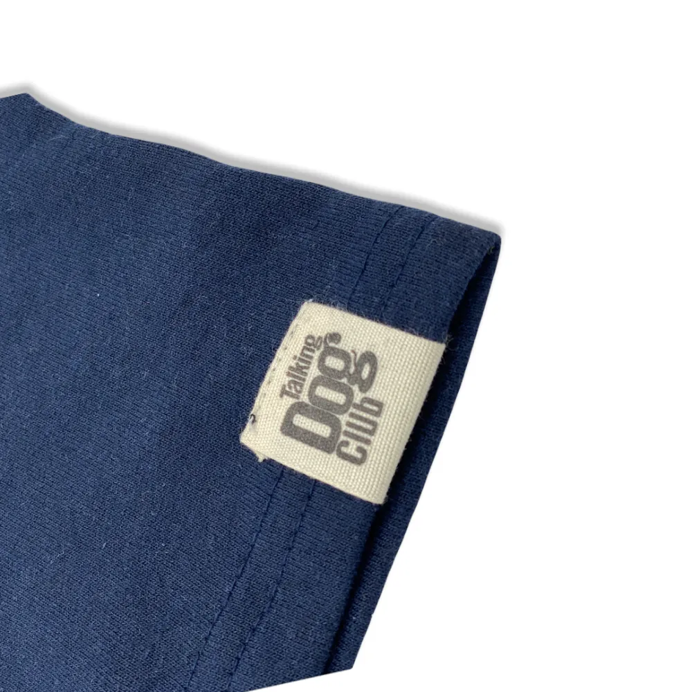 Talking Dog Club Doggy Warmer Solid Sweatshirt for Dogs (Navy Blue)