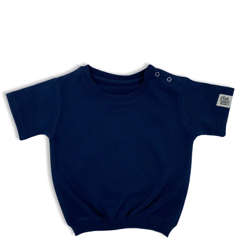 Talking Dog Club Doggy Warmer Solid Sweatshirt for Dogs (Navy Blue)